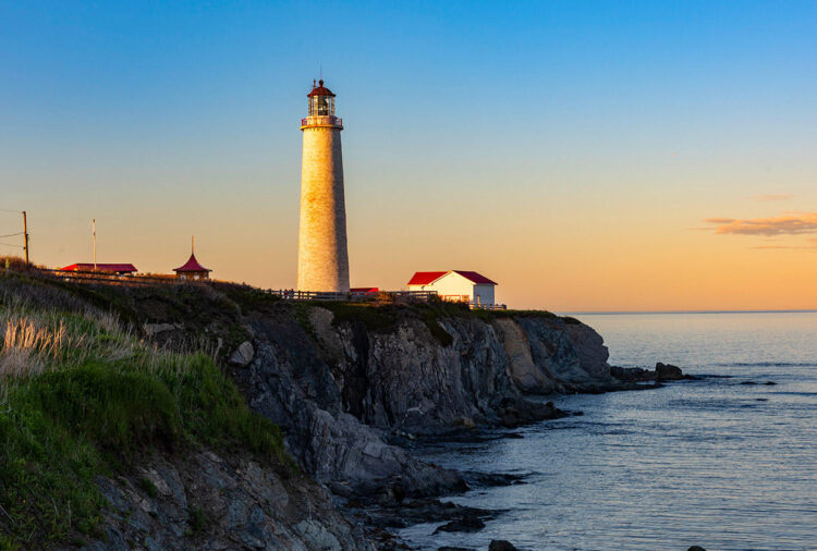 Cap-des-Rosiers lighthouse, Forillon National Park, Quebec