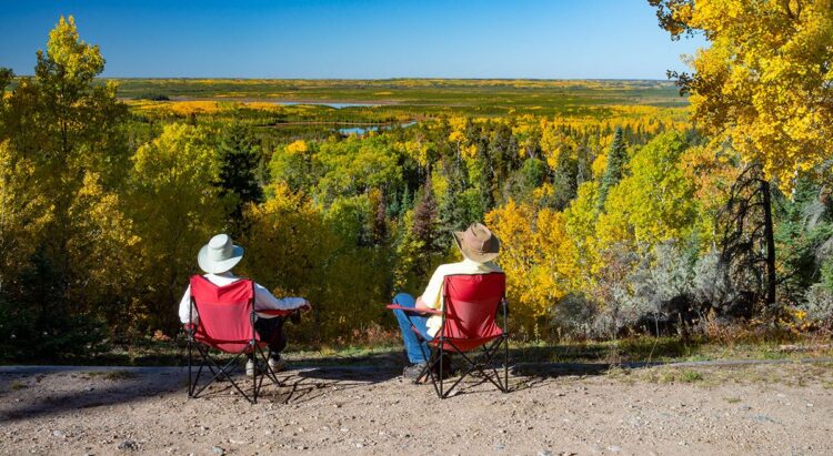 Narrow Hills, Saskatchewan, fall colours