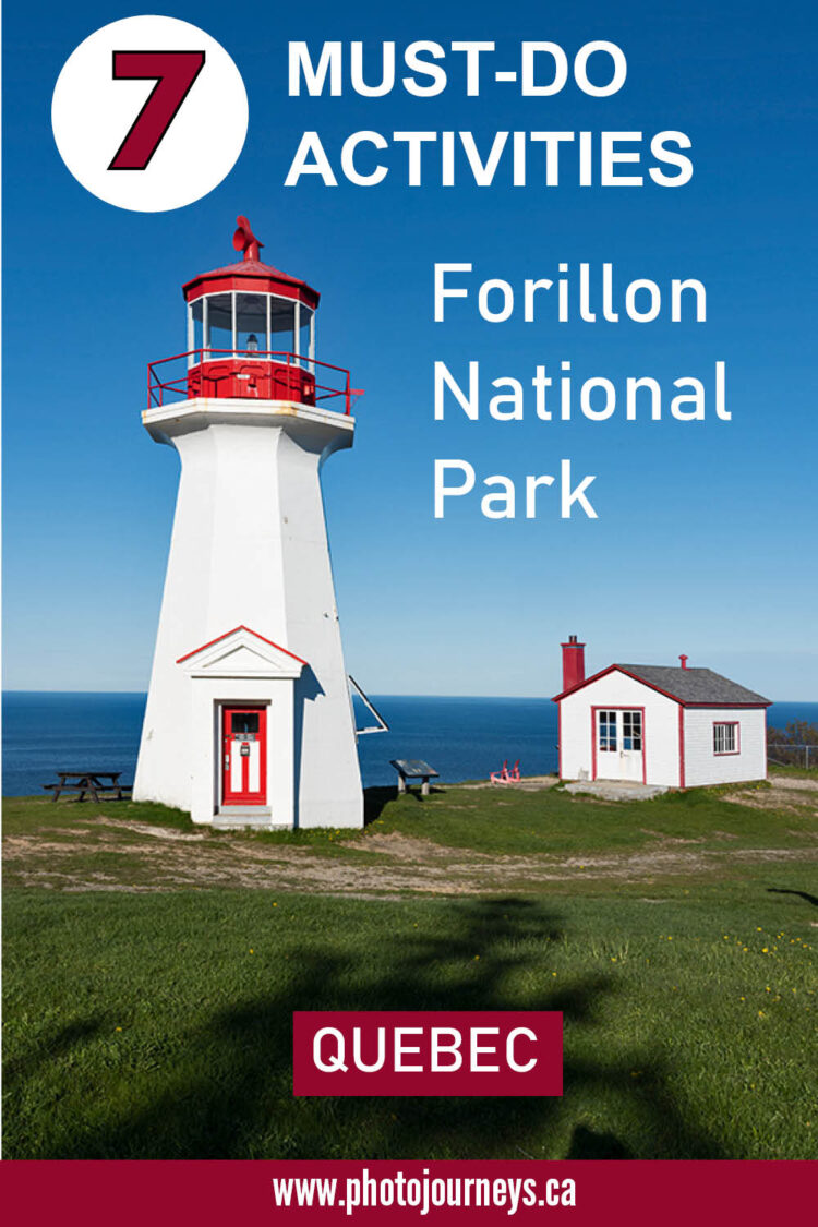 PIN for Forillon National Park Activities from Photojourneys.ca