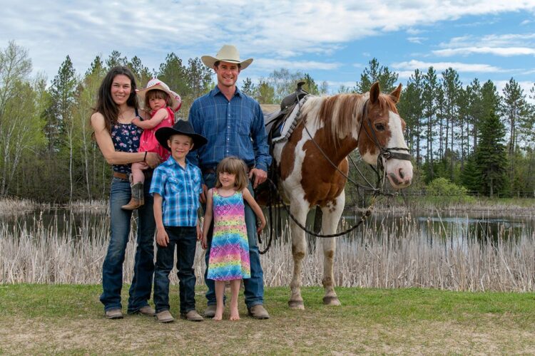 Imrie family, Falcon Beach Ranch, Manitoba