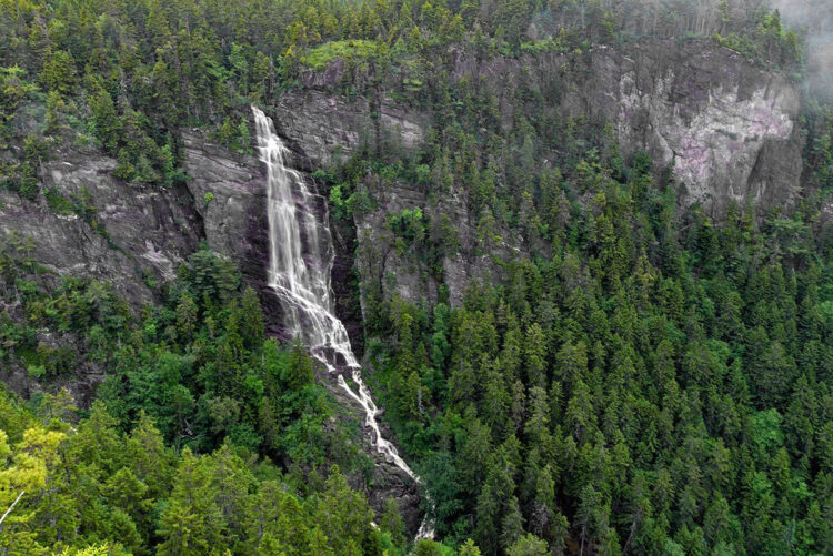 Walton Glen Gorge Waterfall, Fundy Trail Parkway, New Brunswick.