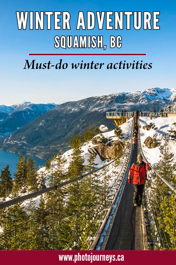 PIN for Winter adventures in Squamish, BC from Photojourneys.ca