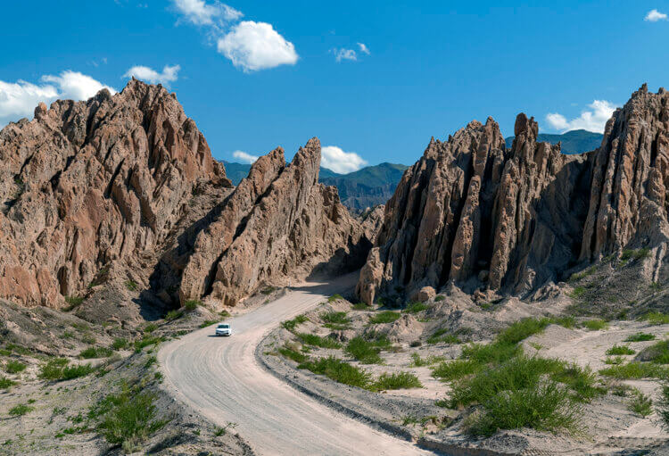 The Quebrada de las Flechas, or Canyon of Arrows, near Cafayate, Argentina