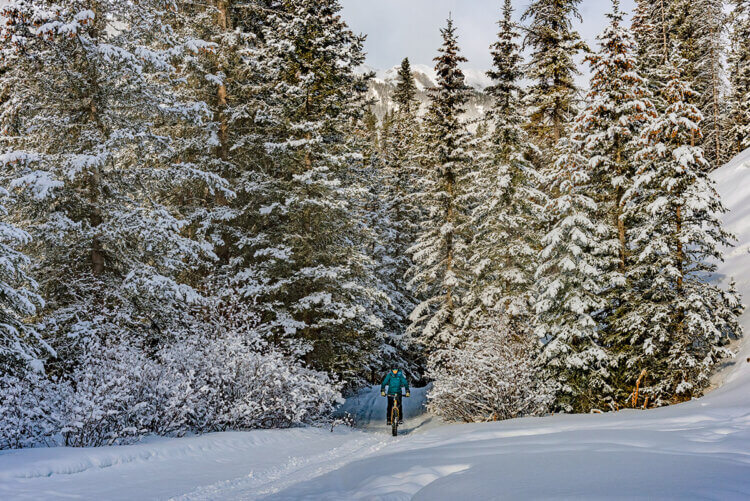 Winter e-fat-bike trip to Sundance Lodge near Banff, AB.