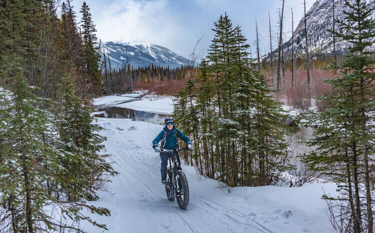 Winter biking trip to Sundance Lodge, Banff AB