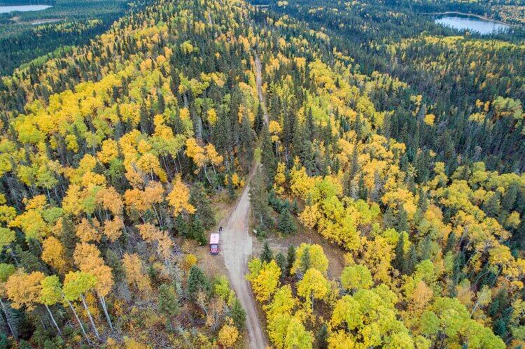 Narrow Hills Scenic Drives, Saskatchewan.