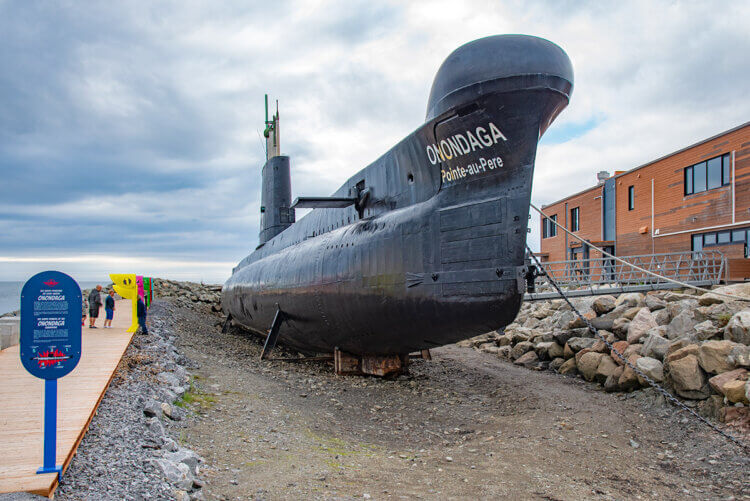 Onondaga submarine, Rimouski, Quebec