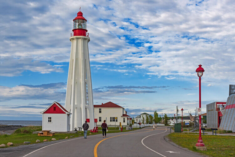 Pointe-au-Père Lighthouse in Rimouski, Quebec