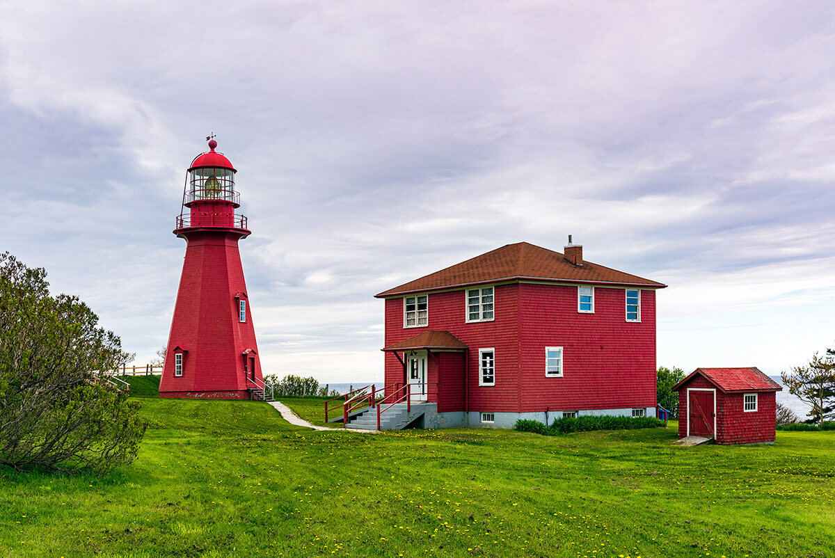 La Martre lighthouse, Gaspe Quebec