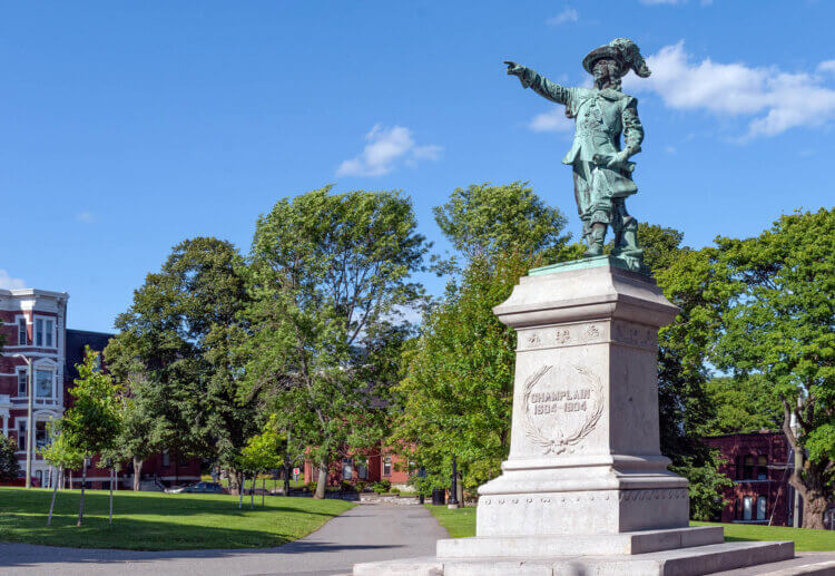 Samuel de Champlain statue, Saint John, New Brunswick