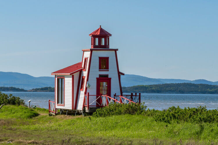 Lighthouse at Saint-Andre-de-Kamouraska, Quebec