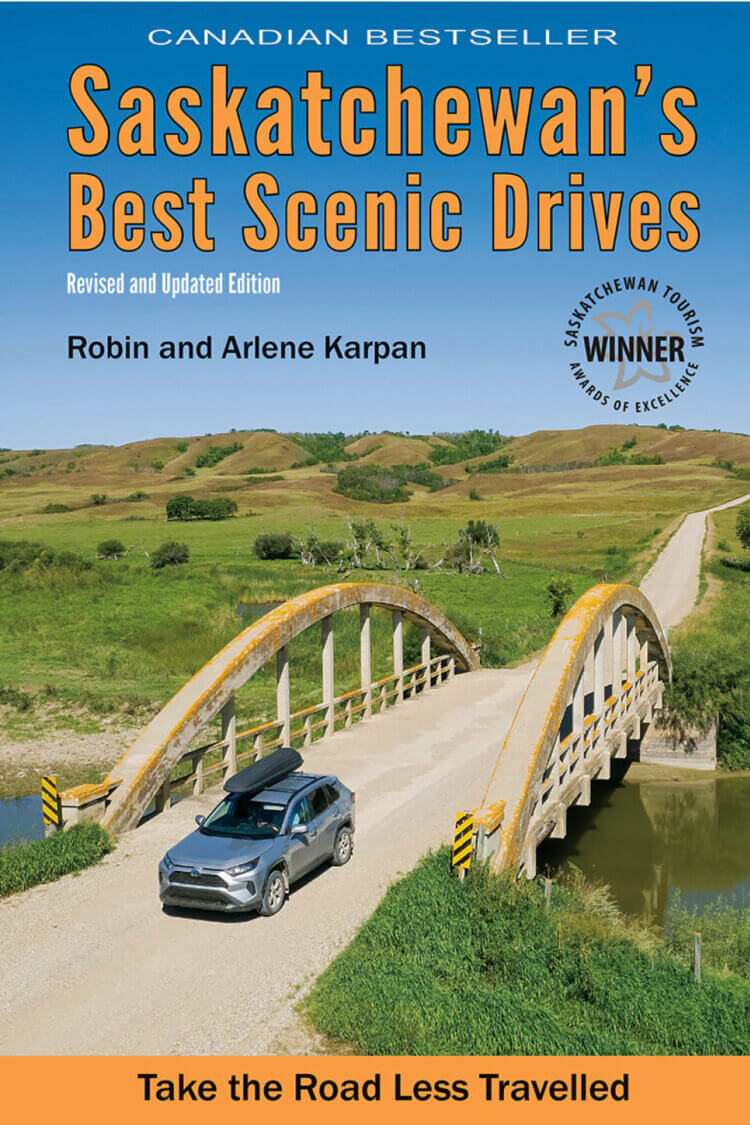 Saskatchewan's Best Scenic Drives book cover pin