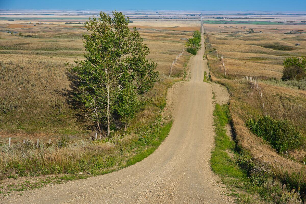 Saskatchewan backroad to Avonlea.