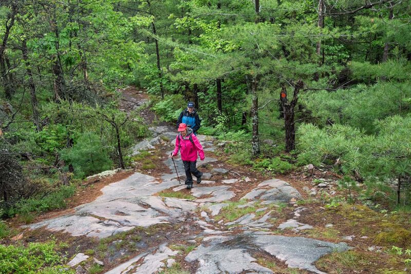 Hiking, Killarney Provincial Park, Ontario