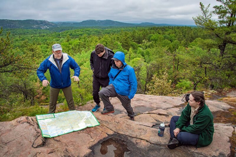 Hiking, Killarney Provincial Park, Ontario