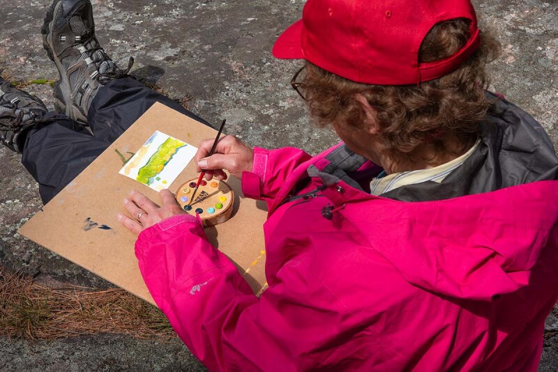 Painting, Killarney Provincial Park, Ontario