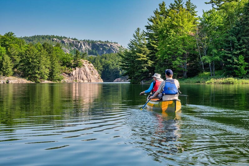 canoeing, Killarney Provincial Park, Ontario