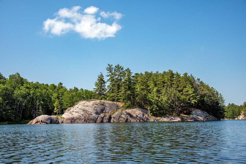 George Lake Turtle Rock, Killarney Provincial Park, Ontario