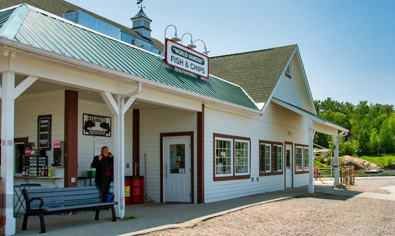 Fish and chips, Killarney, Ontario.