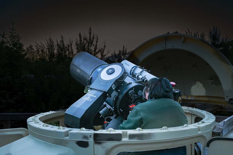 Telescope at Killarney Provincial Park. 