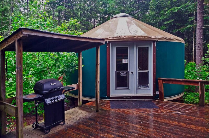 Yurt, Killarney Provincial Park, Ontario