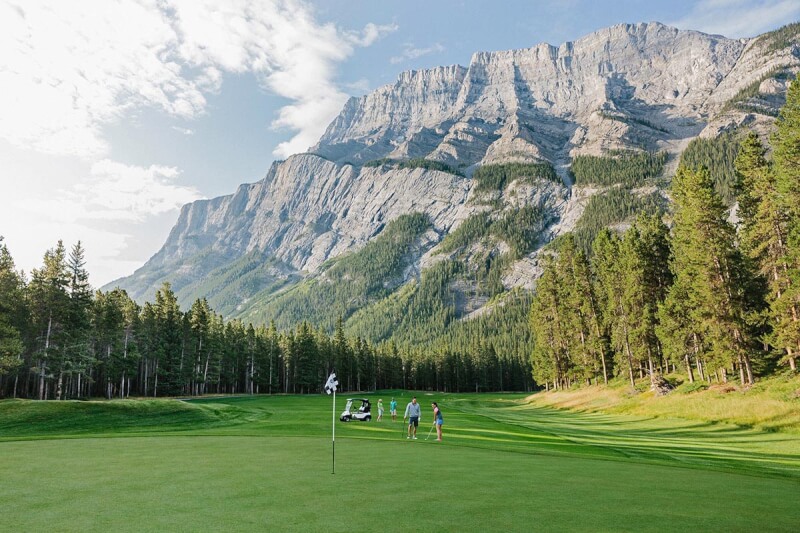 Golf course, Fairmont Banff Springs Hotel, Banff, AB