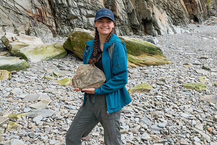 Cape Enrage fossil tour, New Brunswick