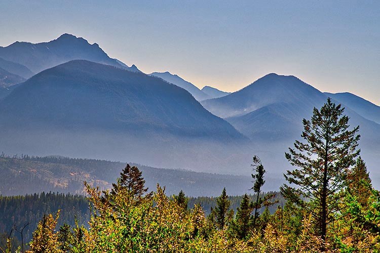 Kootenay National Park mountains, BC
