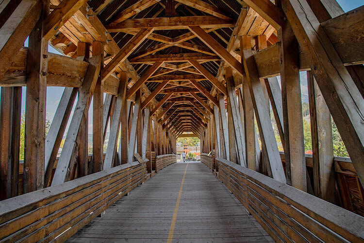 Kicking Horse Pedestrian Bridge, Golden, BC