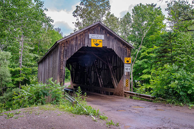 Trout Creek No.5 covered bridge New Brunswick,