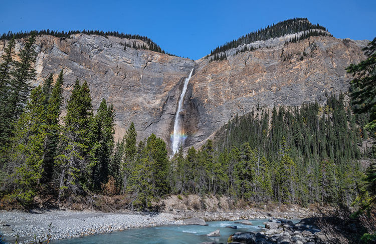 Takkakaw Falls in Yoho National Park, BC