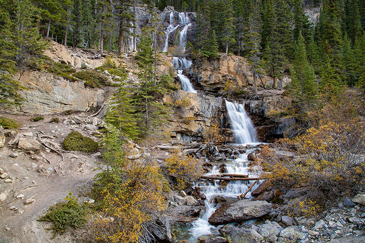 Tangle Falls, Jasper National Park, Alberta.