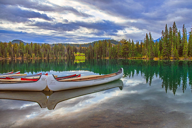 Lac Beauvert, Jasper Park Lodge, Jasper National Park, Alberta