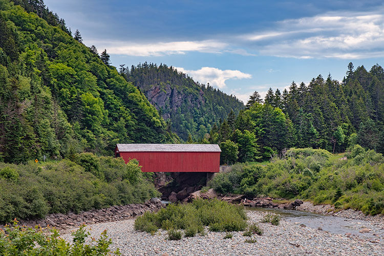 Point Wolfe Bridge, Fundy National Park, New Brunswick.