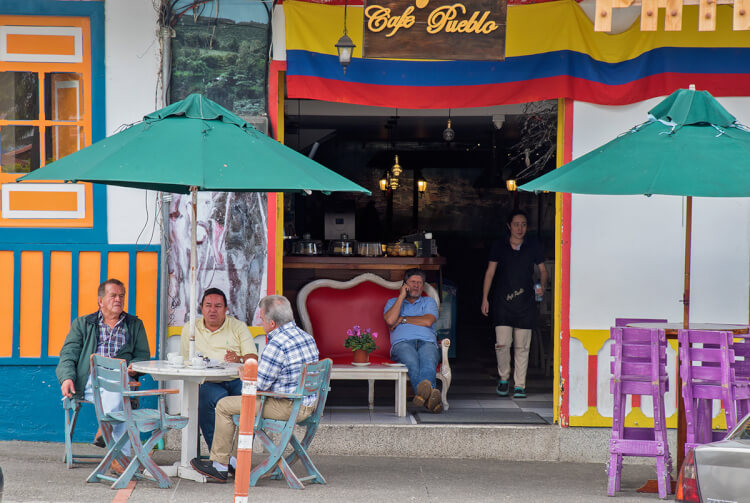 Filandia coffee shops, Colombia