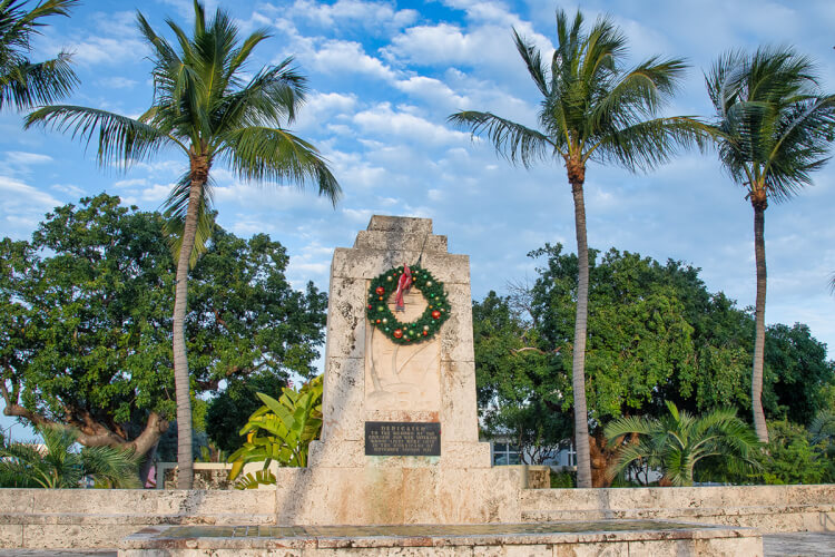 Hurricane monument, Islamorada, Florida Keys
