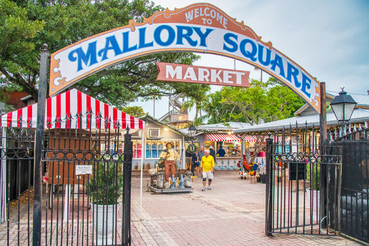 Key West’s Mallory Square Market, Florida