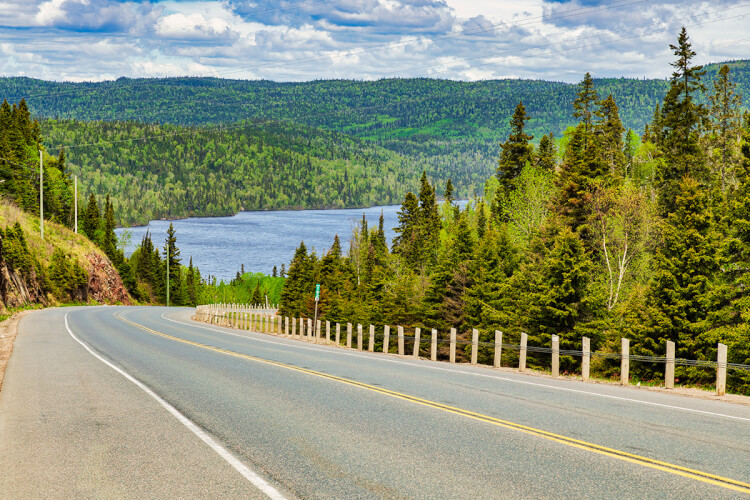 Trans Canada Highway near Lake Superior, Otario