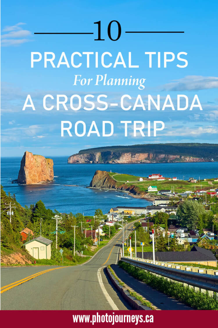 PIN for Cross Canada road trip planning from Photojourneys.ca