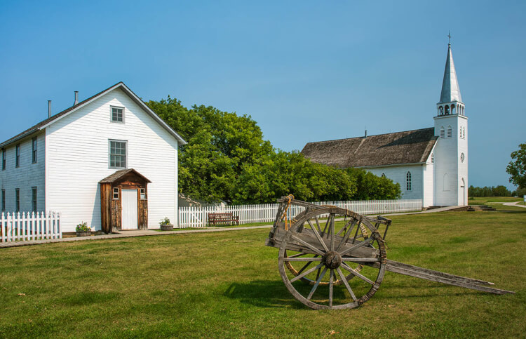 Batoche National Historic Site, Saskatchewan.