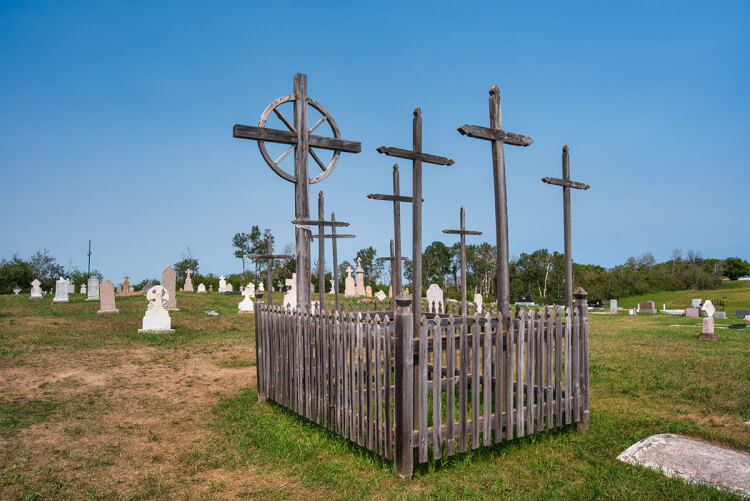 Mass grave, Batoche National Historic Site, Saskatchewan