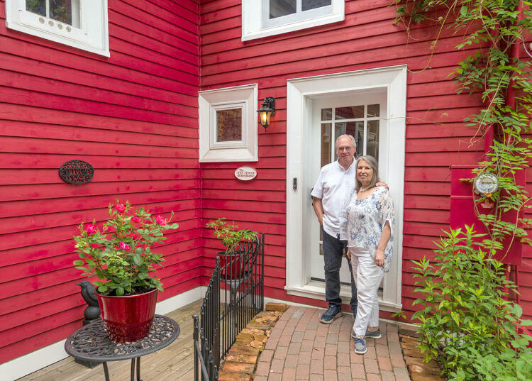 Monica and John Antworth, Red House Bed & Breakfast, Fredericton, New Brunswick.