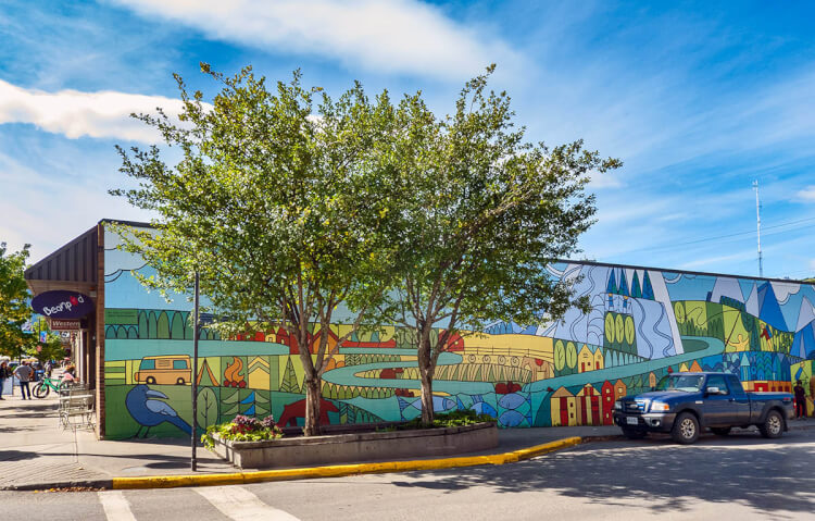 Mural in downtown Fernie, BC