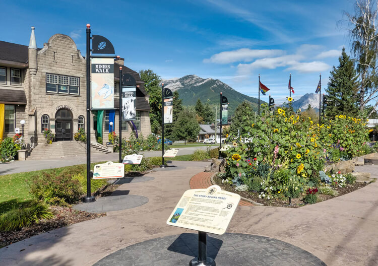 Miners Walk, City Hall, Fernie, BC