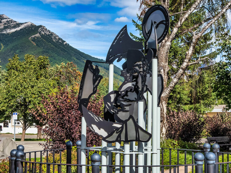 Miners sculpture, Fernie BC