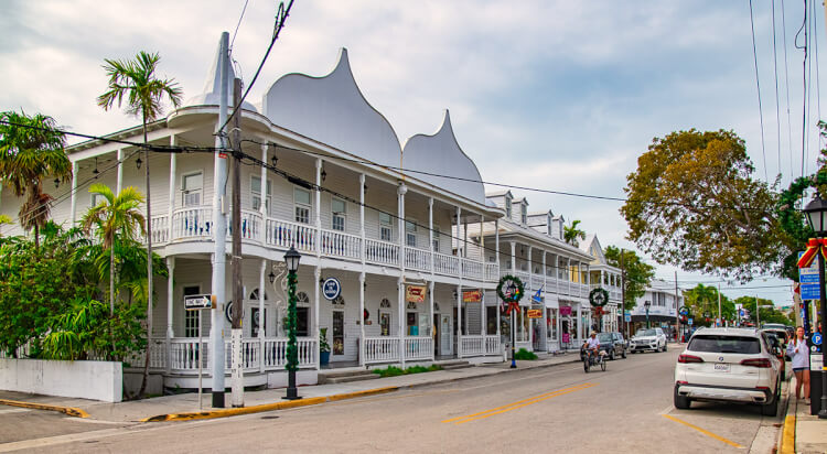 Old town Key West, Florida.