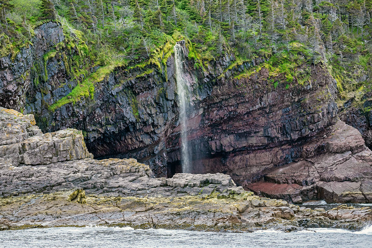 Waterfall, Bay Bulls, Newfoundland