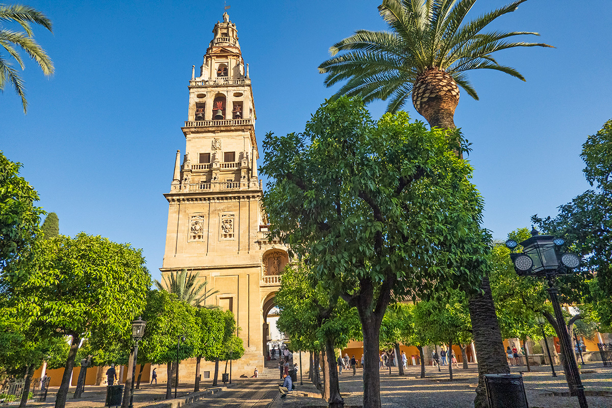 Bell Tower of Cordoba, Spain at Great Mosque.