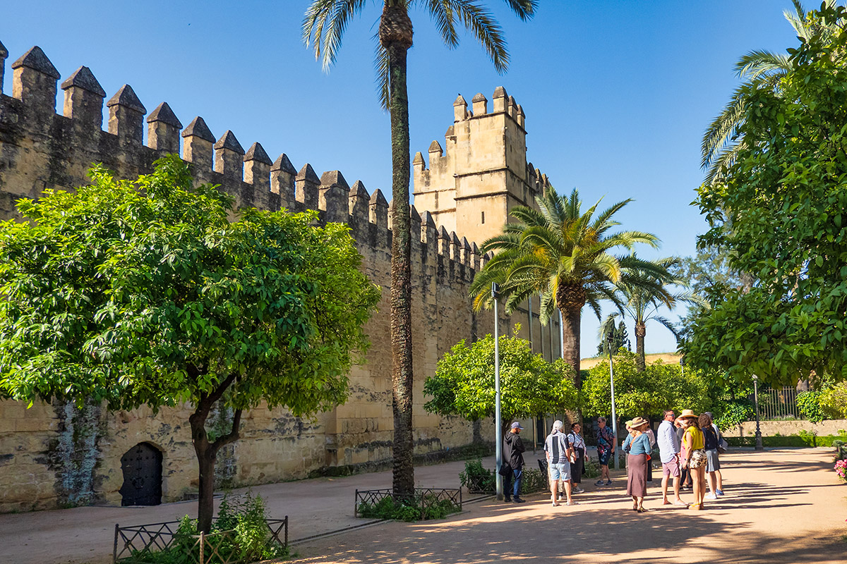 The Alcazar fortress, Cordoba, Spain.