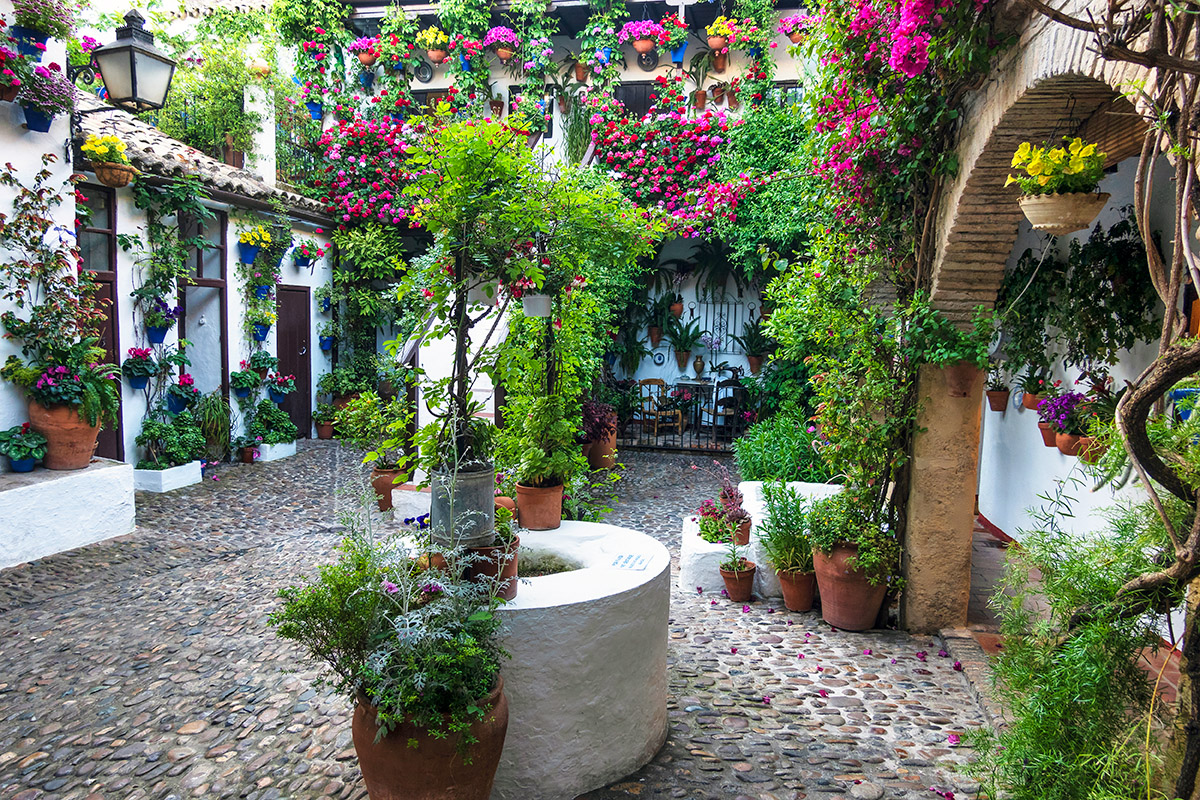 Patio of flowers, Cordoba, Spain.